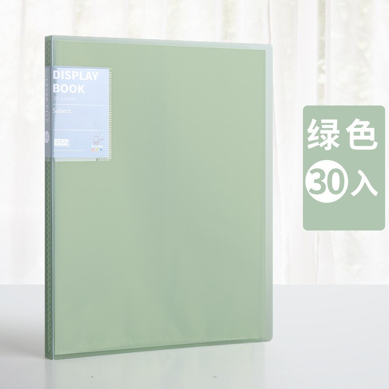 30 40 60 80 Pagina &#39;S A4 Size Piano Muziek Score Vel Document Bestand Map Organizer Pp Frosted Map Bureau organizer: 30pages green