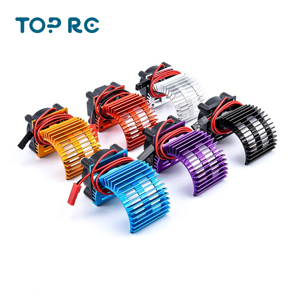 Bürstenlosen Motor- Kühlkörper + Lüfter Kühlung 380/540 Kühlkörper Abdeckung Elektrische Motor- Für RC modell Auto HSP 7014