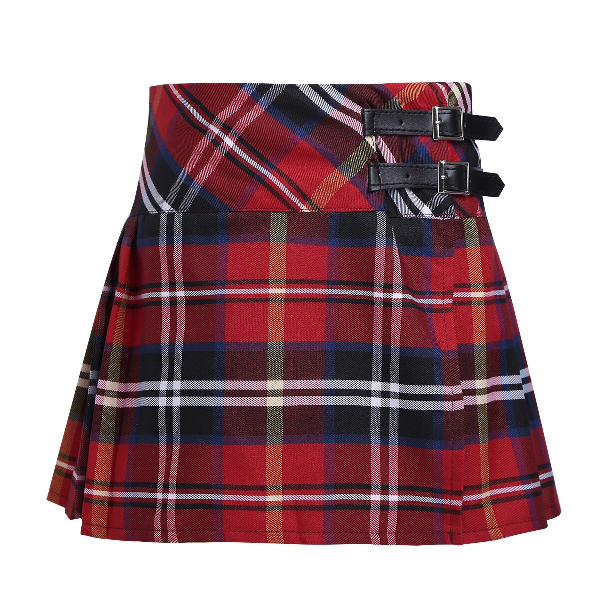 Kids Vintage Geplooide Rok Voor Meisje Plaid Katoen Rokken School Kleding Lente Herfst Tiener Meisje Rok Kinderen Kleding 4-14Y: 14