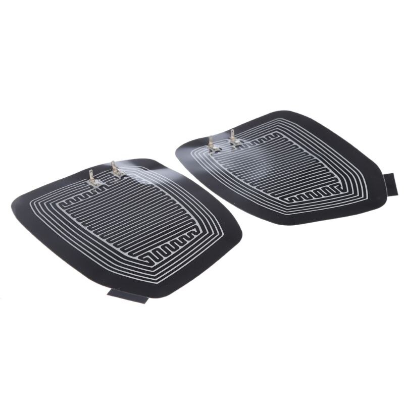 1Set Universal Quick Warm 12V Car Side Mirror Glass Heater Heated Defogger Pad Mat