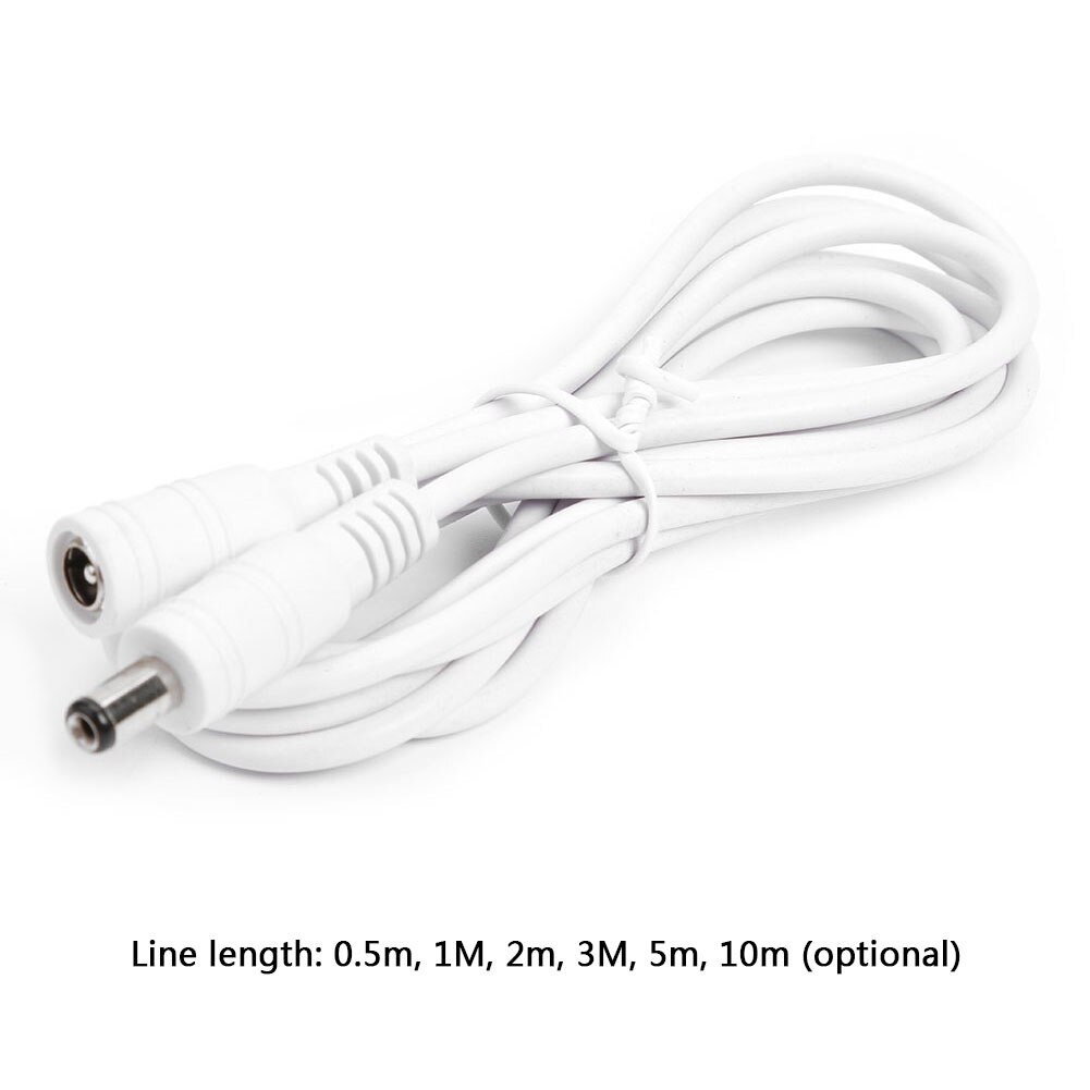 DC 12V-24V Power Extension Cord Cable 5.5x2.1mm Male Female Power Adapter Wire for CCTV Camera Home Appliance