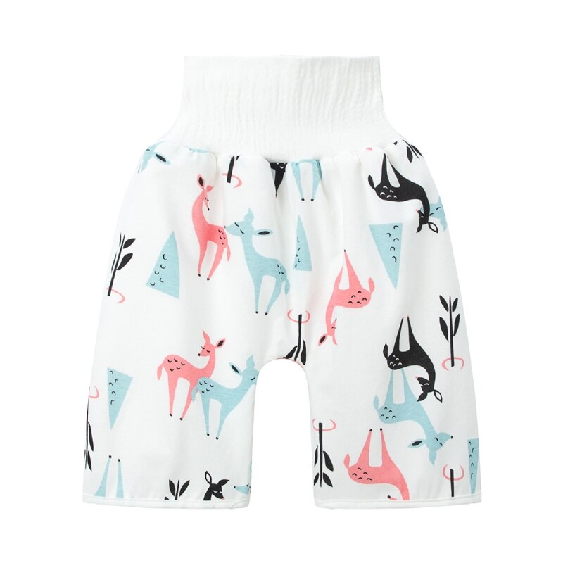 2 in 1 comfortabele luierrok voor baby's, korte, waterdichte, absorberende luierbroekjes, wasbaar ondergoed voor zindelijkheidstraining voor kinderen: 1 / Ik