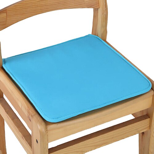 40*40cm supermyk pute til stolpute lenestol, antiskli sofa dekorativ setepute stol firkantet setepute: Himmelblå