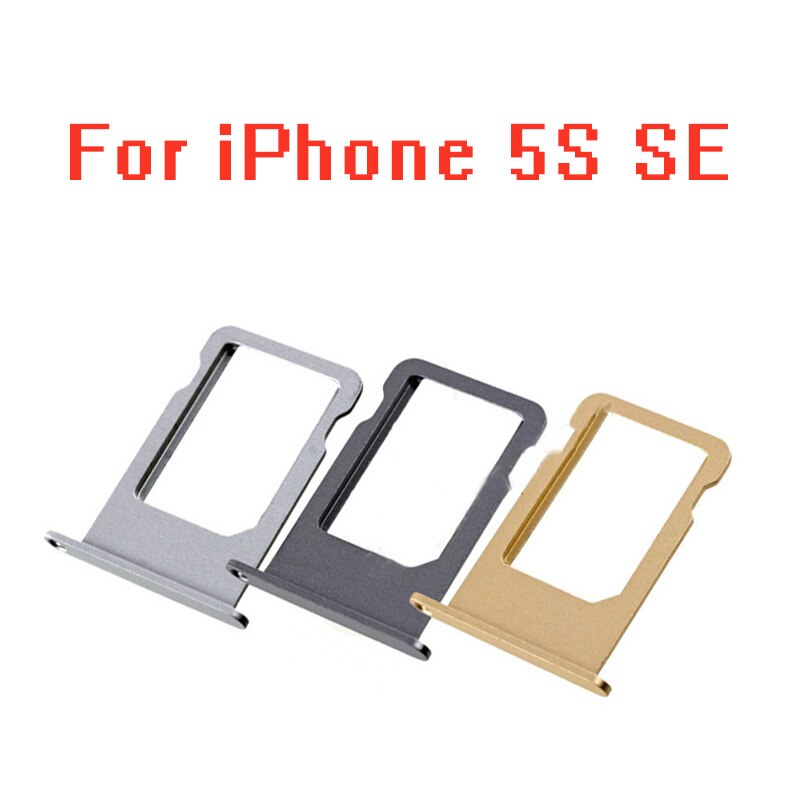 SIM Card Holder Tray Slot for iphone 5 S C 5C 5S 5G SE 5SE Replacement Part SIM Card Card Holder Adapter Socket Apple
