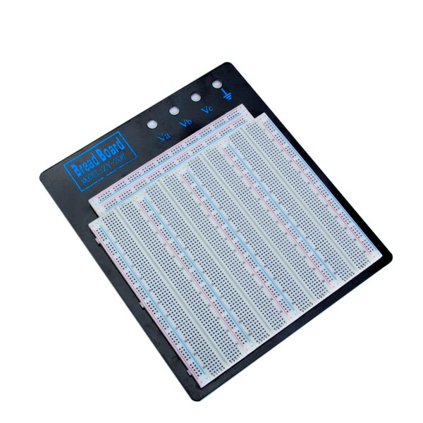 Breadboard Solderless 4 In 1 - Set Di 4 Basette Per Circuiti Con 700 Punti Di Collegamento - Foto 4