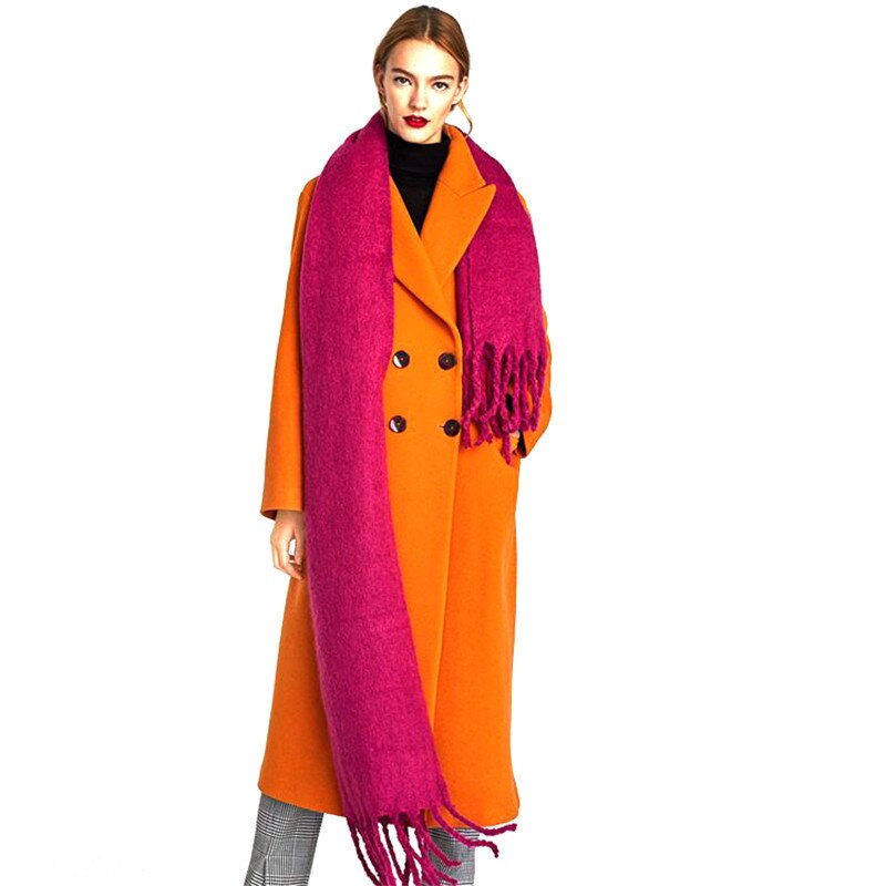Écharpe épaisse Et Chaude Pour Femme - Collection Hiver 2025 - Multicouleur - Neuf Avec étiquettes