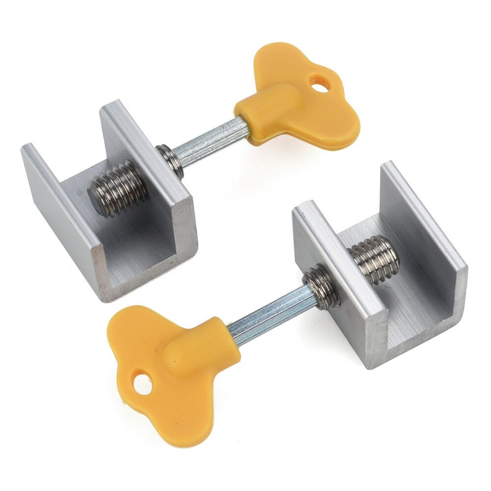 4 Pcs Adjustable Sliding Window Locks Door Frame Security Locks With Key Home improvement Hand Tools Portable #20