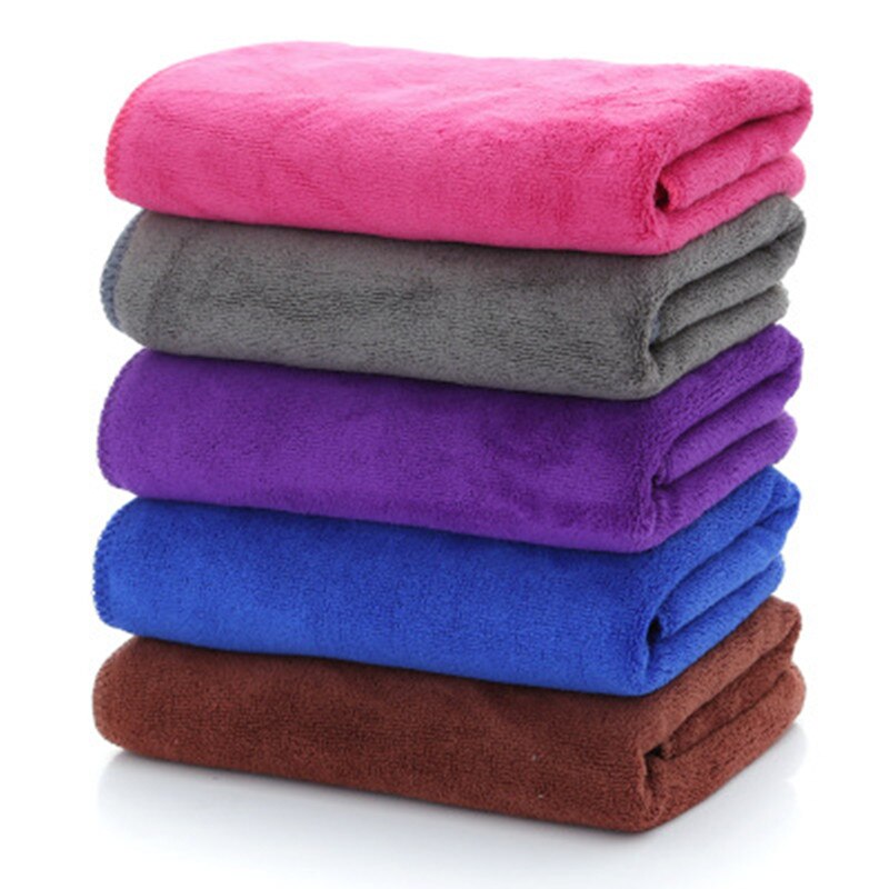 Toalla de baño de secado rápido para salón de belleza, toalla grande y gruesa de microfibra, absorbente, suave y humeante, para masaje, 200x100