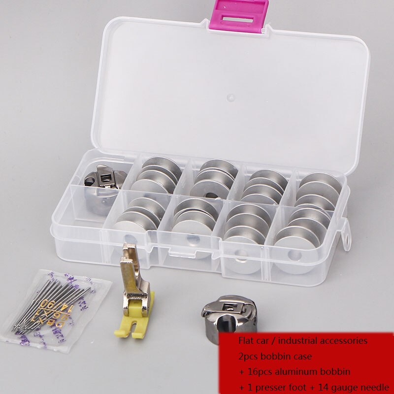 1 Set Home / Industrial Sewing Machine Metal Shuttle Lock Shell Sewing Machine Bobbin Parts Commonly Used: 09