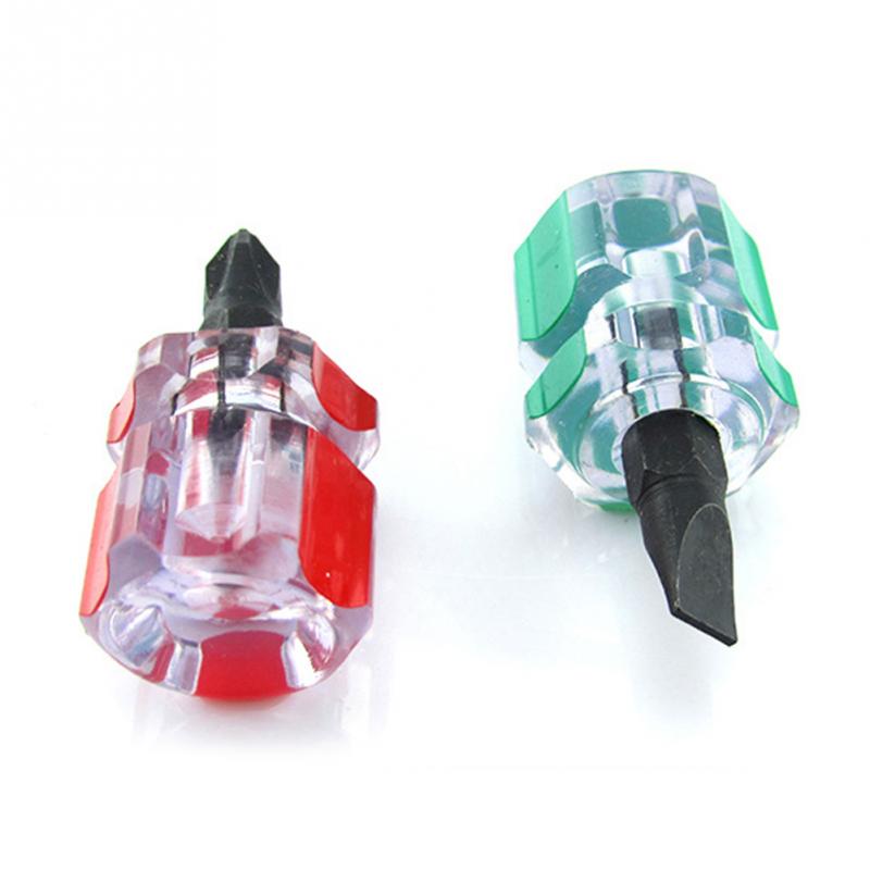 Mini Screwdriver Home Short Metal Slotted Screwdriver Ultrashort Screw Driver Screwdrivers Repairing Hand Tool