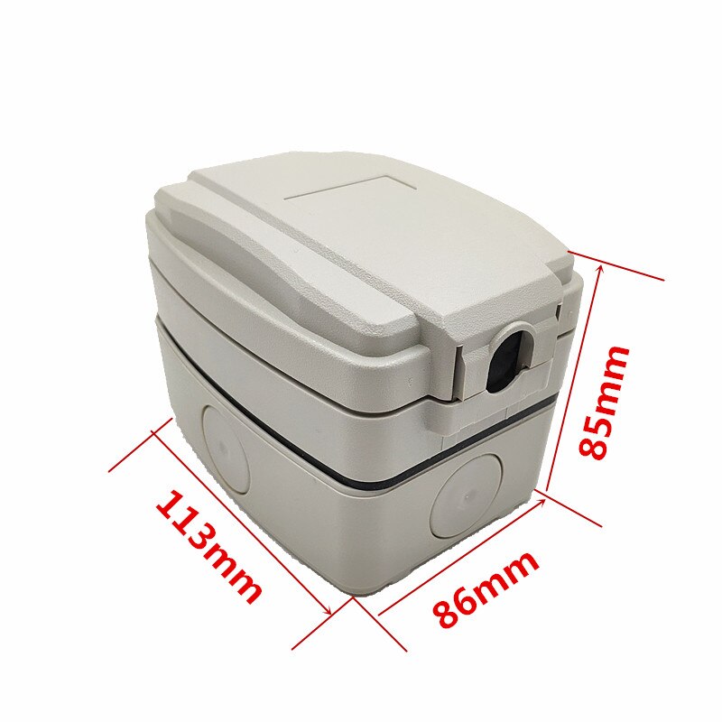 IP66 Weerbestendige Waterdichte Outdoor Stopcontact 16A Eu Standaard Stopcontact Geaard Ac 110 ~ 250V