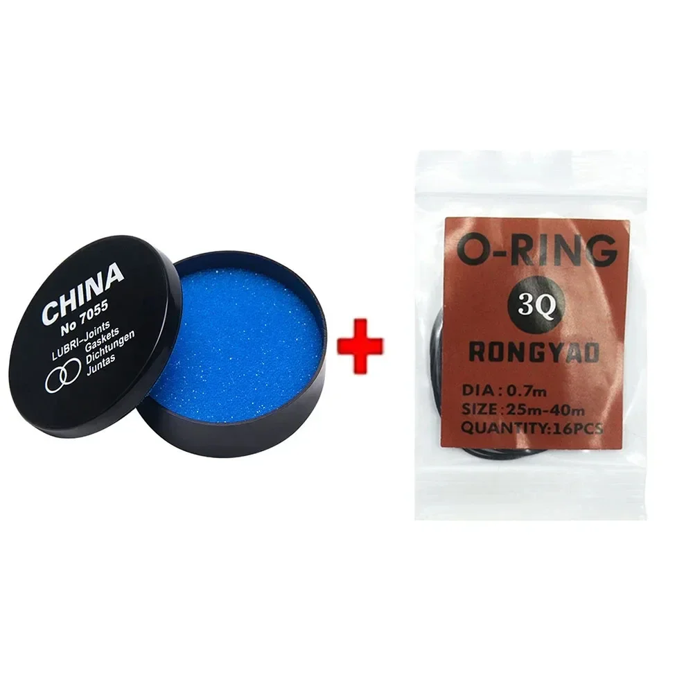 Watch Repair Tools 1box Watch Case Rubber Waterproof O-Ring Oil-resistant Watch Bottom Cover Gasket 0.5/0.6mm O-Ring Seal Gasket: Silver
