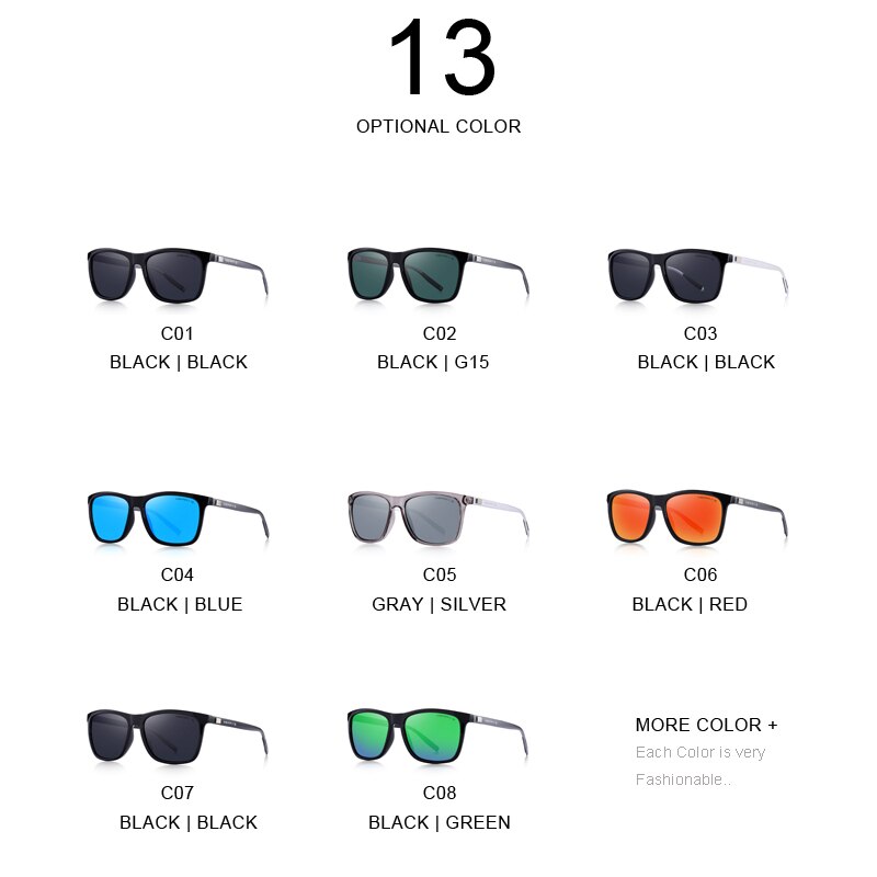 MERRYS gafas de sol de aluminio Retro Unisex polarizadas lentes Vintage gafas de sol para hombres/mujeres S8286