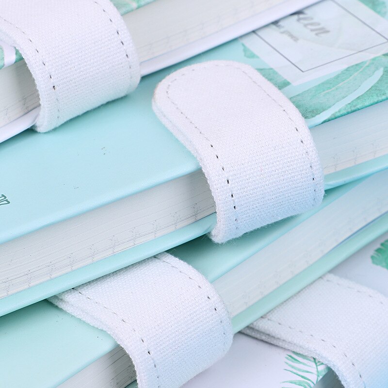 Cuaderno de tamaño B6, cuaderno con cubierta de hoja verde, planificador diario, papelería, página interior, carpeta de anillas, , escuela, suministros de oficina