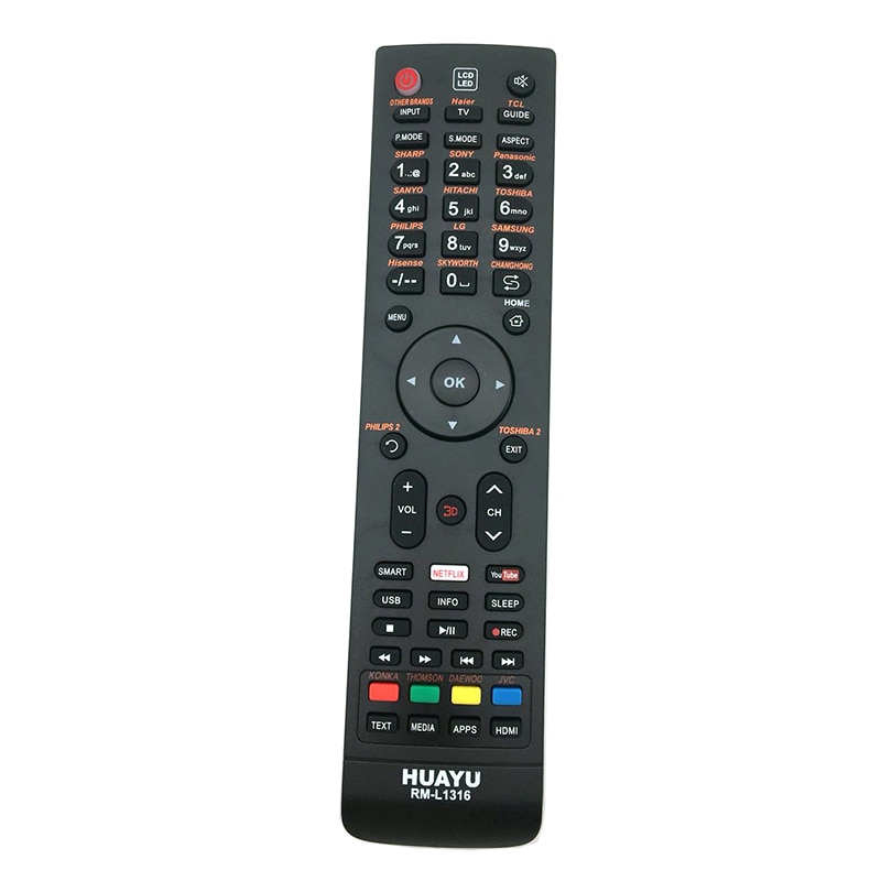 UNIVERSAL SMART TV Remote Controller for HYASONG HYUNDAI Hisense Haier DISHTV INTEX INT-X IZUM IRT LPJPL LRIPL