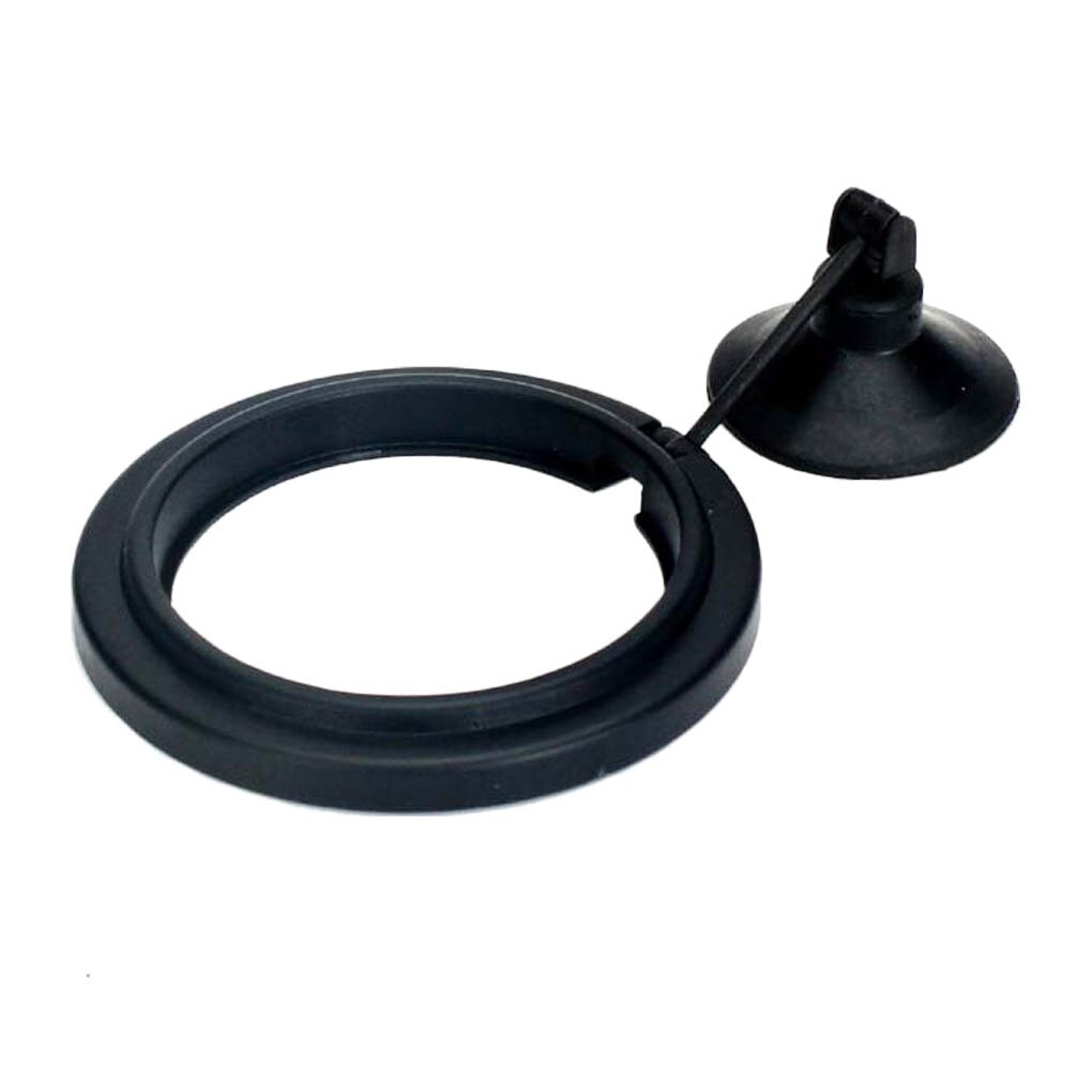 Round Shape Fish Food Feeder Suction Cup Aquarium Reduces Waste Maintains Water Fish Feeding Station: Round Shape