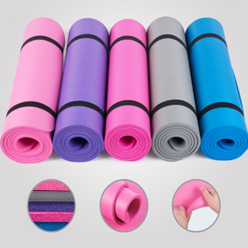6MM Thick EVA Comfort Foam Non-slip Folding Yoga Mat for Gym Fitness Mat Pilates Supplies for Beginners