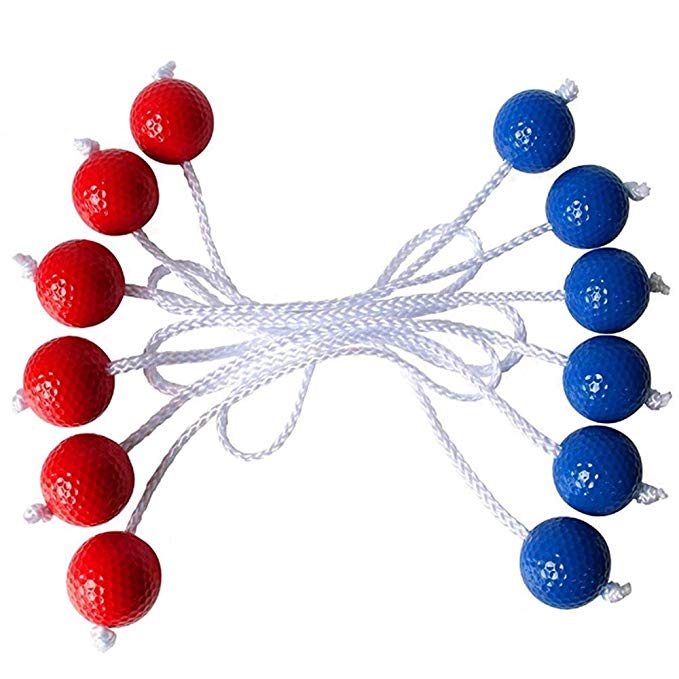 CRESTGOLF échelle balle de Golf échelle balles de Golf pour lancer jeu lancer Bolas, échelle lancer 6 paires échelle balle de Golf lancer Bolas ensemble R