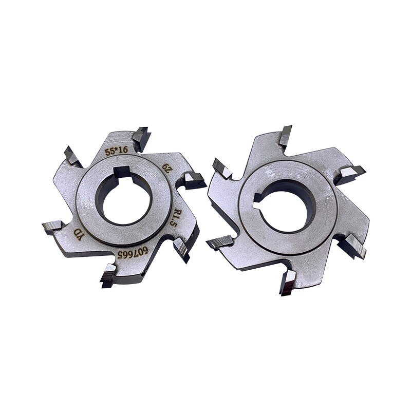 1 Pair (L+R) Fine Trimming Cutter for CEHISA Edge Banding Machine 55*16*H11*6Z R1.5/2/3