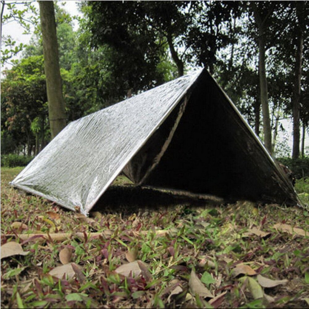 Onderkoeling Ehbo-kit Kamp Houden Folie Mylar Lifesave Warm Warmte Bushcraft Outdoor Thermische Droog Emergent Deken Overleven