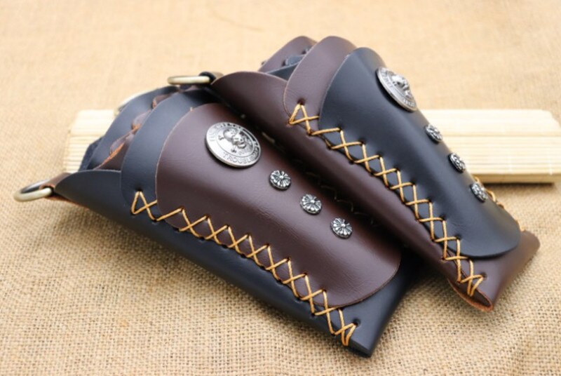 Estojo organizador para barbeiro profissional, bolsa retrô para penteado em salão de beleza