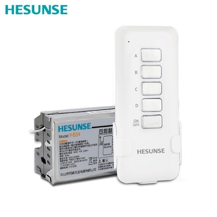 Y-B34 110V and 220V Four Channels Wireless Remote Control Switch