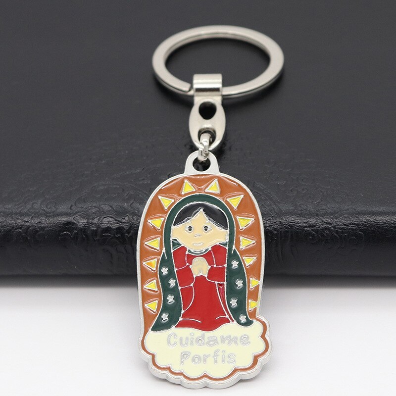 Heymamba ängel jungfru maria berlock hänge religiös katolsk nyckelring kyrka hem kapell dekor souvenir