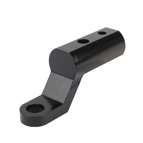 Motorfiets Uitbreiding Rack Rear View Stuur Spiegel Mount Adapter Motor Licht Extender Beugel Telefoon Houder Stand: Black