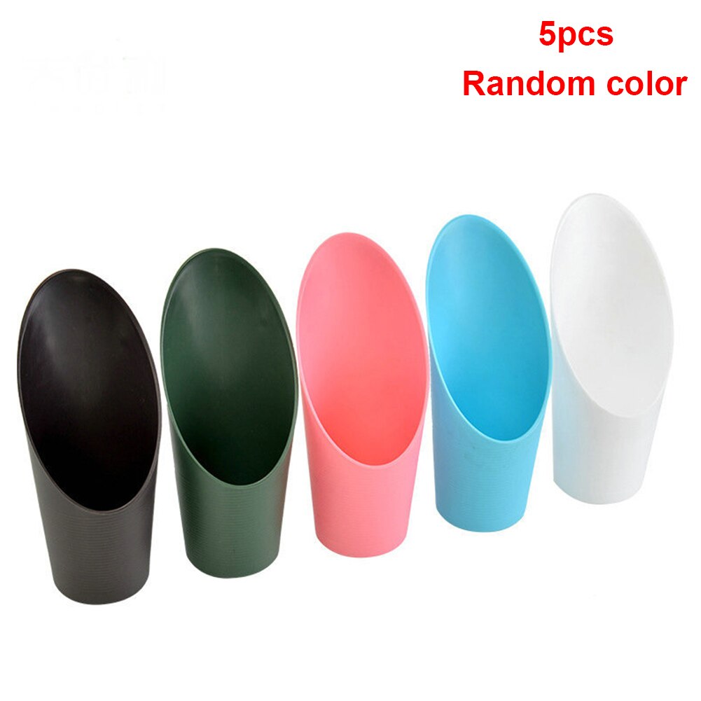 5pcs Mini Garden Tool Bucket Rake RFID Blocking Potting Cup Planting Spade Hand Scoop Bonsai Cylinder Plastic Soil Shovel