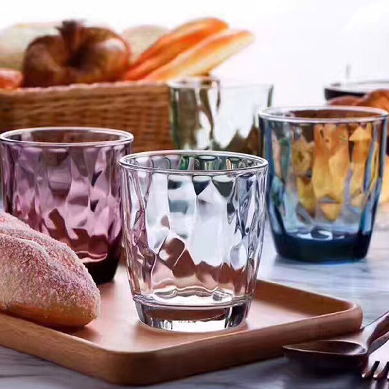 Varmebestandig blyfri krystallkopper fargerik glass whisky glass ølglass vin kopp bar hotell bryllup drikkedrakter