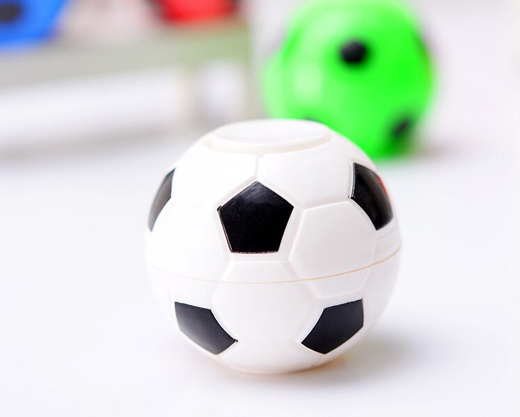 Huilong Spiner Giocattolo Regali del Nuovo Gioco del Calcio Punta Delle Dita Gyro Dito Giocattoli di Decompressione Spinner Mano Spiner Ruota Rotating: White