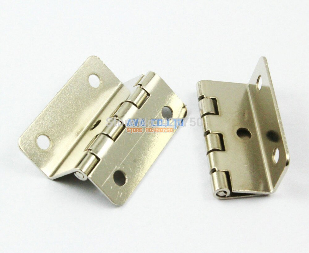 20 Pieces Triple Fold Jewelry Box Hinge Small Hinge 41x35mm with Screws