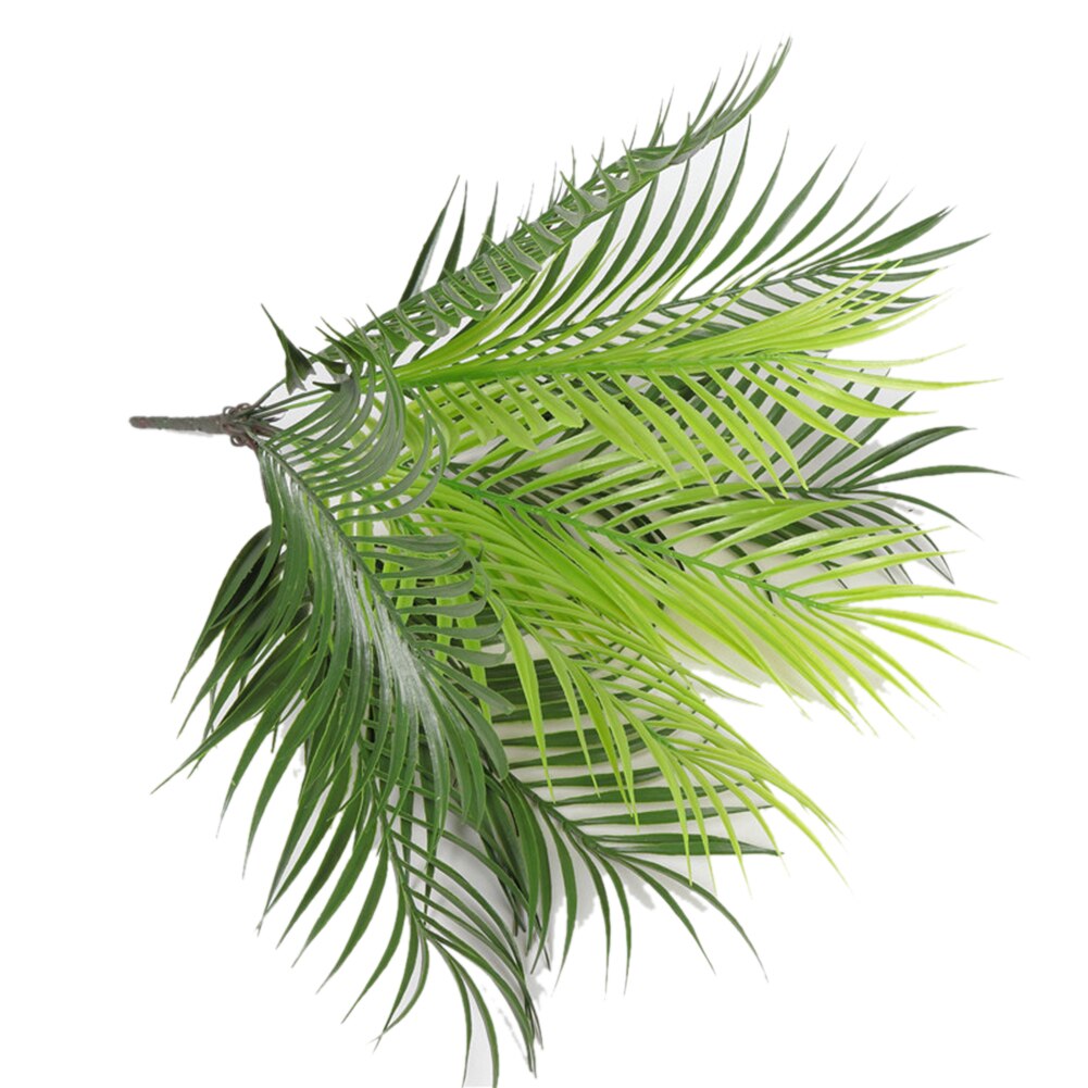 Artificial Palm tree branches wild faux foliage palm leaves plants for home living room wedding decoration jungle party decor