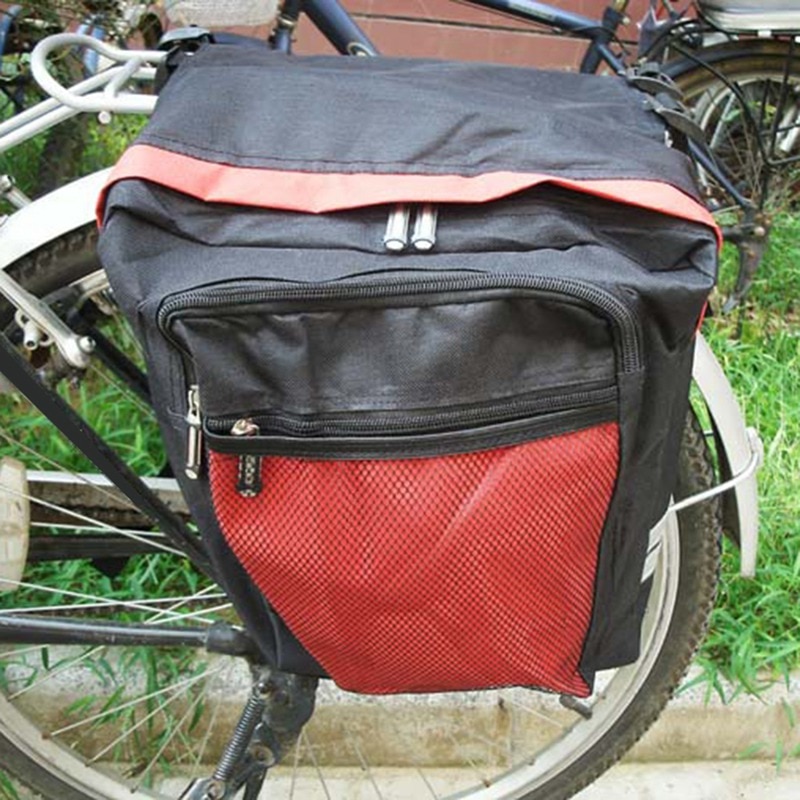 MTB Road Bicycle Carrier Bag Rear Rack Bike Trunk Bag Luggage Pannier Back Seat Double Side Waterproof Cycling Storage Bag