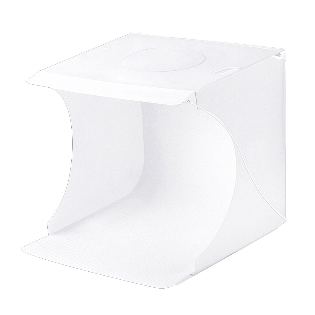 Mini LED Strip Photo Studio Photography Box Room Softbox + 6 Backdrops