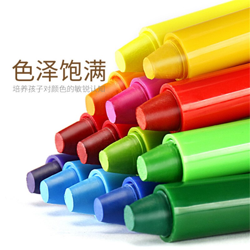 Rotary Water Soluble Oil Sticks Silky Bright Sticks Nontoxic Washable Paint Sticks Crayons 36 Colors