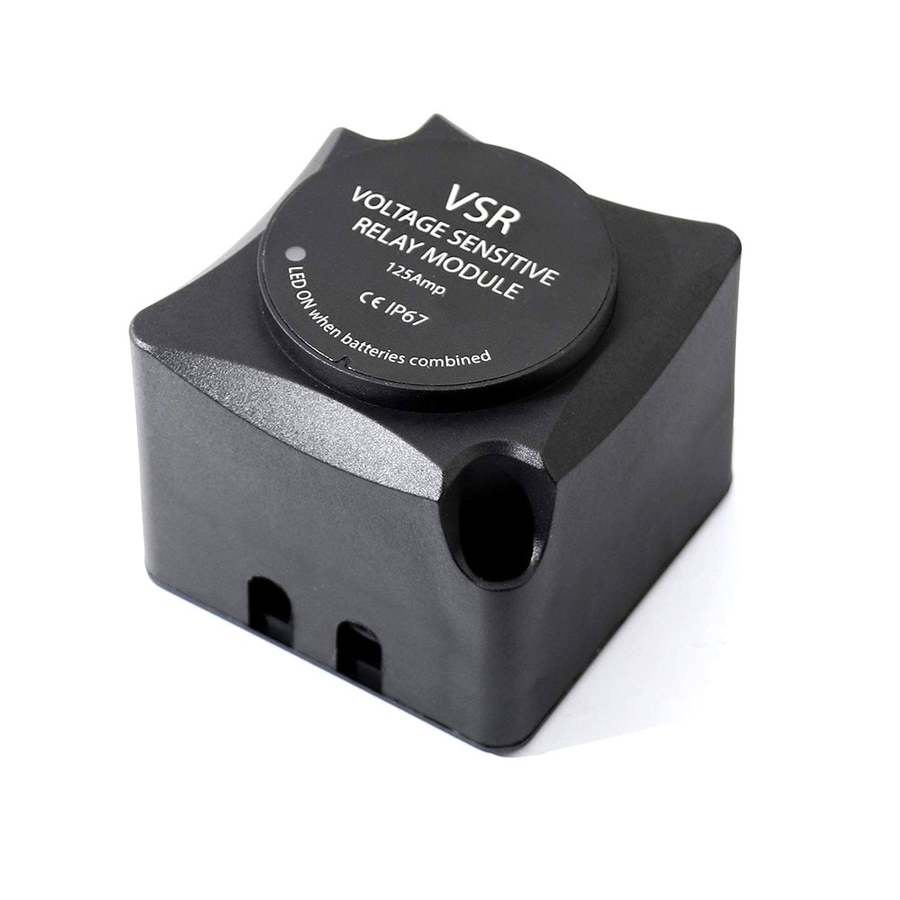 Voltage Sensing Relay (VSR) 12V 125Amp IP67-Automatic charing relay to avoid dead battery