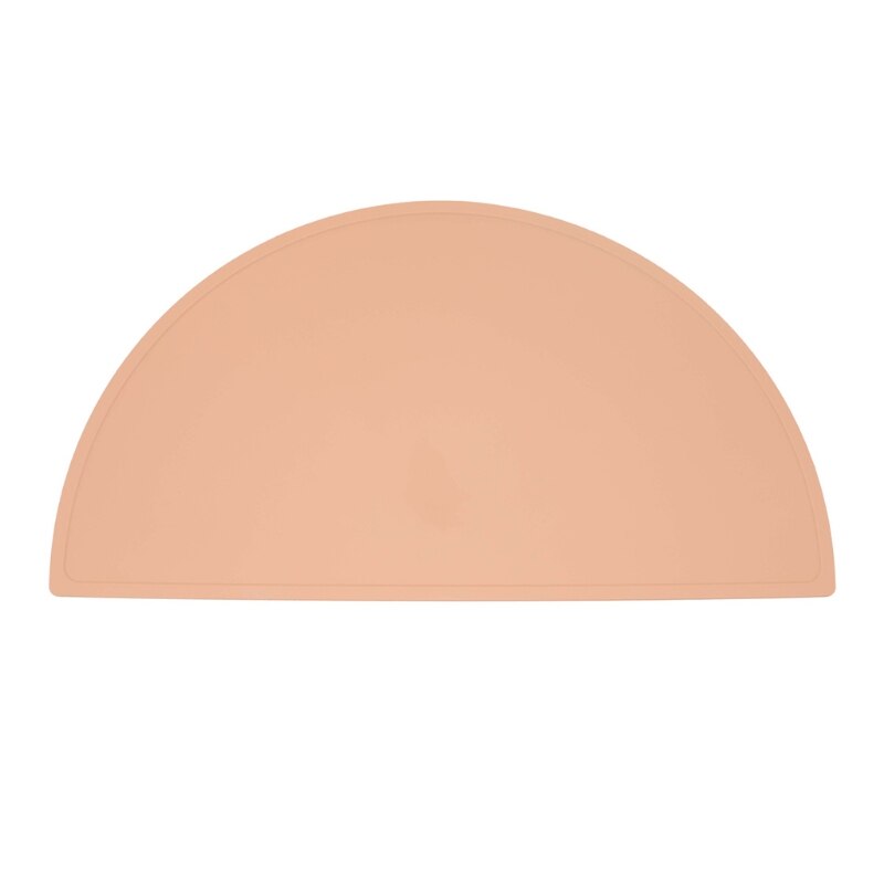 77HD Baby Silicone Placemat Reusable Non-Slip Table Mat Baby Dining Table Pad for Kids Toddler: Orange