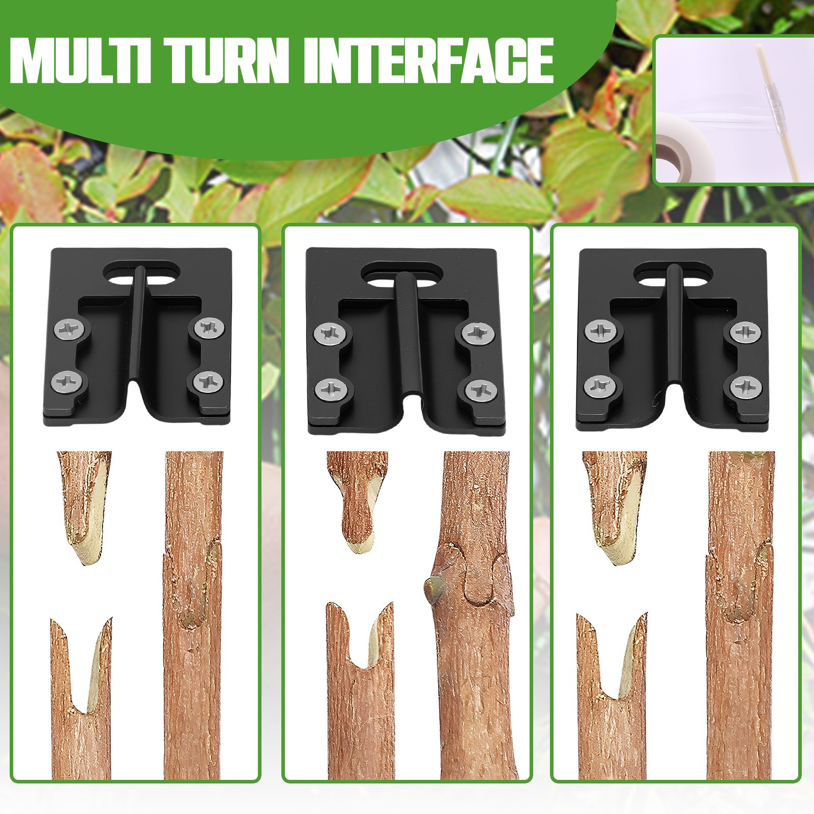 Grafting Tool Kit Garden Grafting Tool Branch Cutter Secateur Pruning Plant Versatile Cutting Pruner Easy