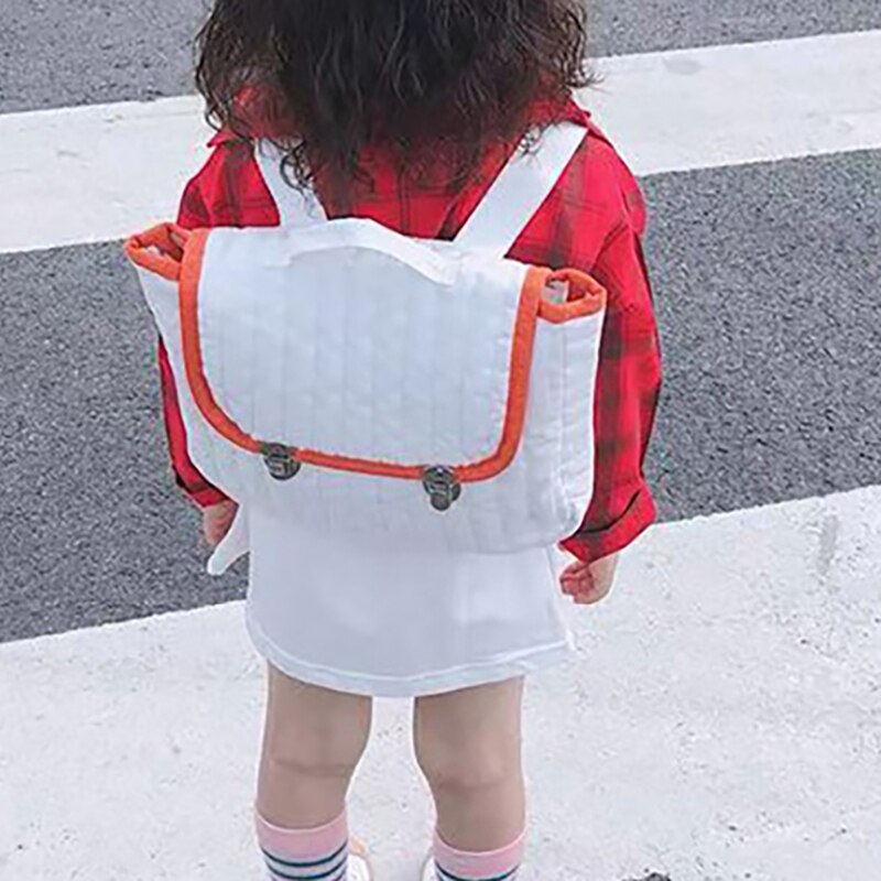 coton tissu enfants unisexe sac à dos Vintage diamant treillis sacs à dos sac d'école pour enfants sacs multifonctions