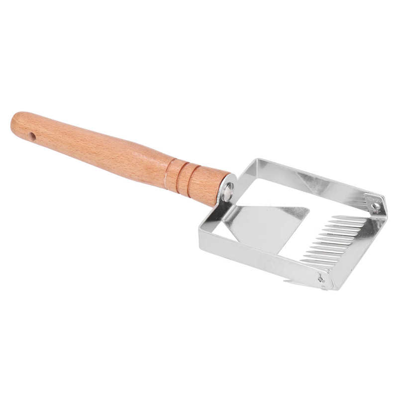 Honey Fork Scraper Shovel Stainless Steel Bee Hive Nest Uncapping Beekeeping Tool Hand Tool