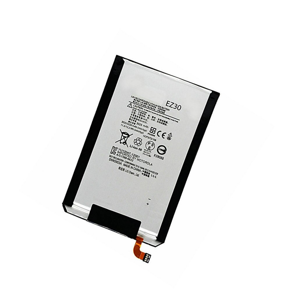Batteria Ricambio EZ30 Per Motorola Nexus 6, 3220 MAh, Ioni Di Litio, Nera, Nuova - Foto 4