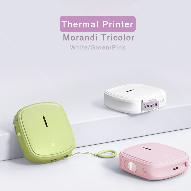 HPRT Q2 Thermal Label Printer Portable Pocket Label Maker Mobile Phone Home Office Use Mini Printing Machine No Ink For Home