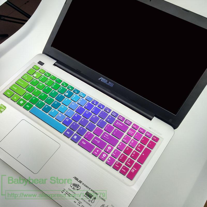 Dla 2016 nowy ASUS X541 X541NC X541NA X541SC X541SA X541UV X541UA X541S X 541 15.6 "15 cal klawiatura notebooka obudowa ochronna: rainbow