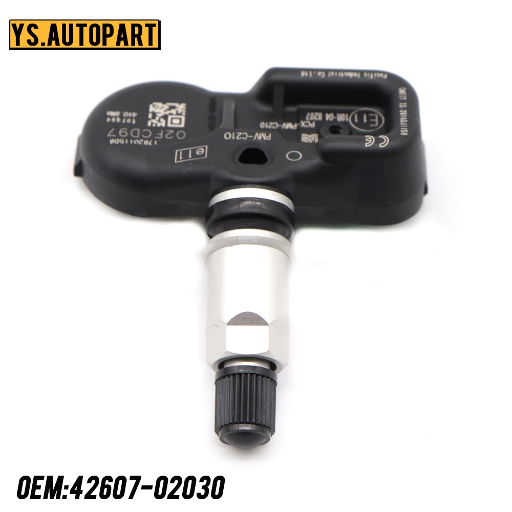Tire Tyre Pressure Monitoring Sensor PMV-C210 42607-02030 433MHz For Toyota Alphard Prius TPMS Sensor 42607-02031