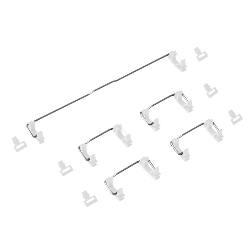 KX4A Costar Style Plate-mounted Costar Stabilizers Balancing Poles 6.25u 2u for MX Switches Mechanical Keyboard Big Key