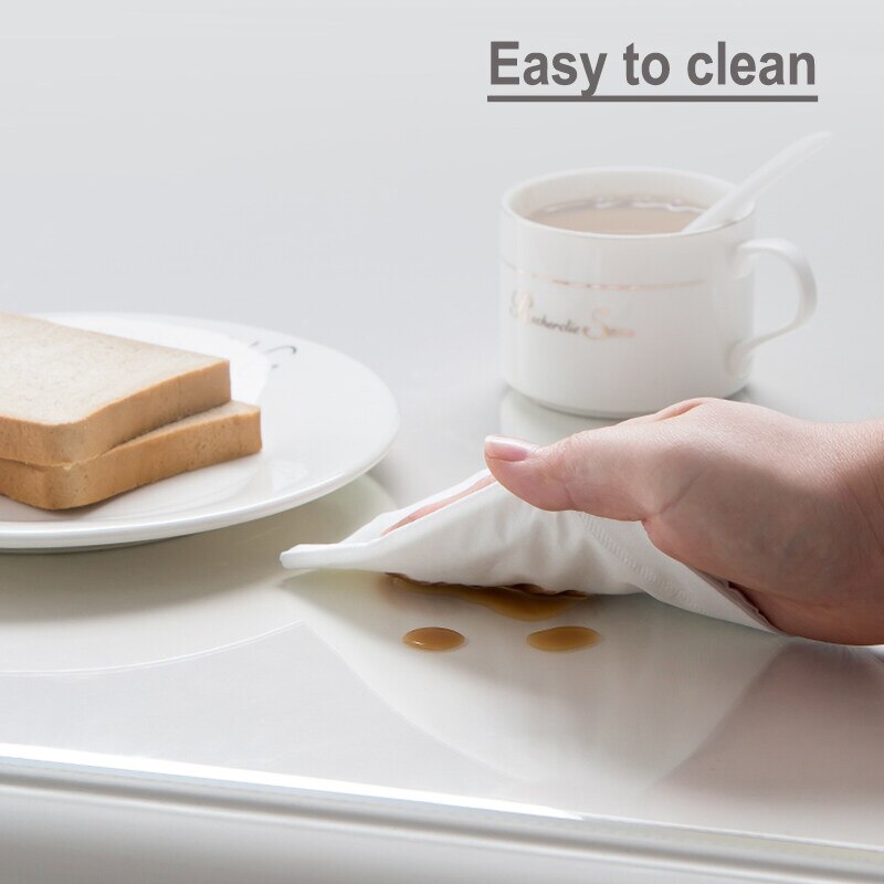Nappe de protection de Table ronde en PVC, imperméable, transparente, verre souple, résistant à la chaleur, en plastique, 1mm d'épaisseur