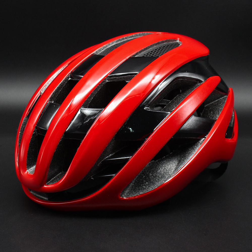 Aero Bicycle Helmet Air Spin Road Cycling Helmet Eps Men's Women Ultralight Mountain Bike Comfort Safety Casco Ciclismo: Red