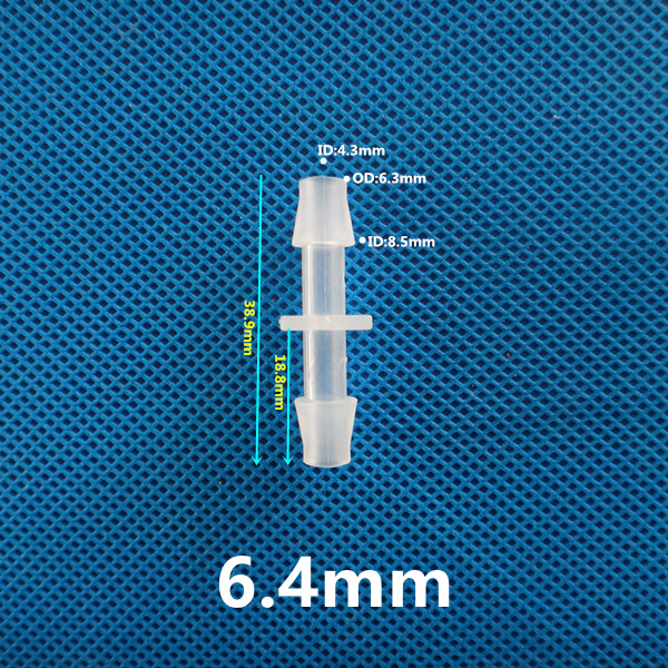 Raccordi per tubi flessibili per irrigazione da giardino con connettori diritti in plastica da 5 pz/pacco 1.6mm-15.8mm: Blu