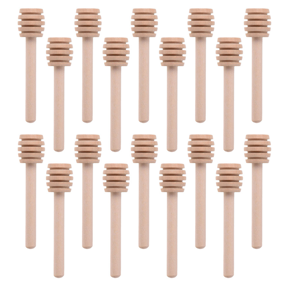 Varillas de madera para agitar miel, 25 piezas, palitos de miel